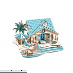 Aryellys Natural Wood 3D Puzzle Tiny House Collection Wooden Jigsaw Craft Building Set Bali Island Villa  B07M7TBMNQ